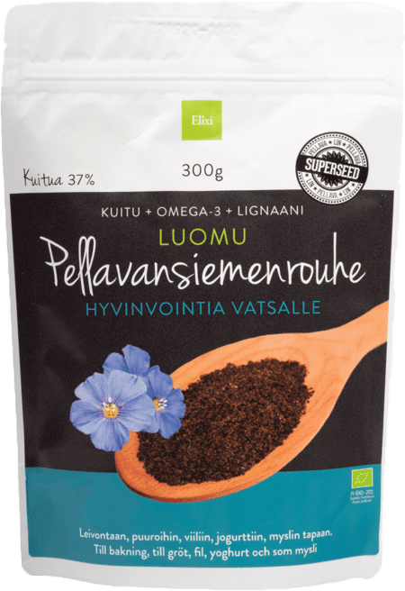 Elixi Pellavansiemenrouhe Luomu 300g