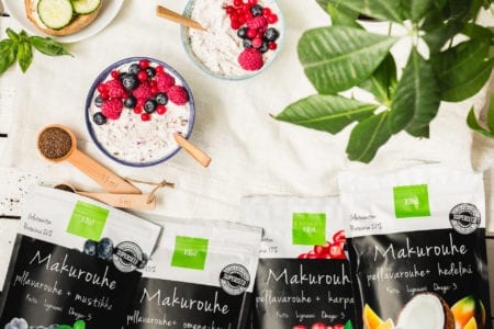 Elixi Makurouhe on raikas sekoitus marjojen ja hedelmien makua ja kotimaista pellavaa