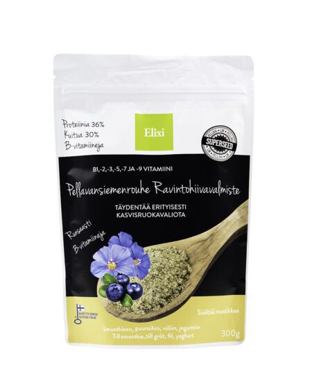 Elixi Pellavansiemenrouhe Ravintohiivavalmiste 300g